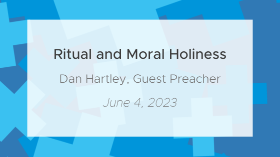 Ritual and Moral Holiness