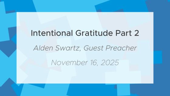 Intentional Gratitude Part 2