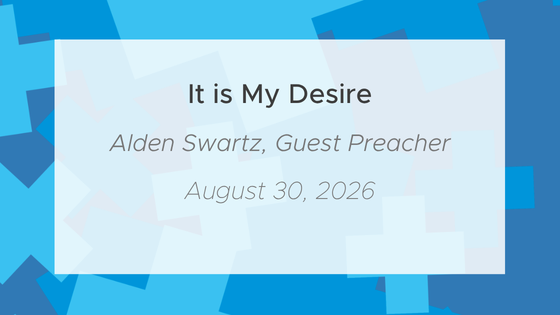 It is My Desire